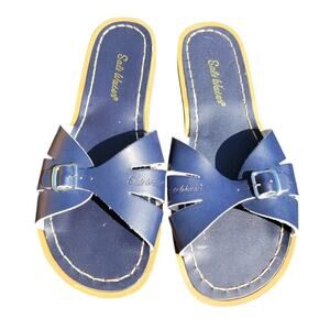 Saltwater Sandals Adults Classic Slides Cobalt size 9